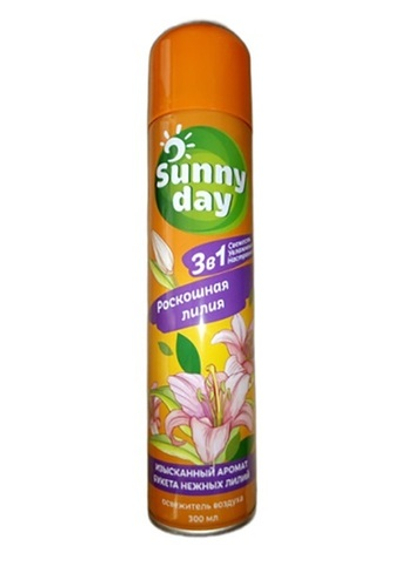 Освежитель воздуха Sunny Day 300 мл., Роскошная Лилия (1/12)