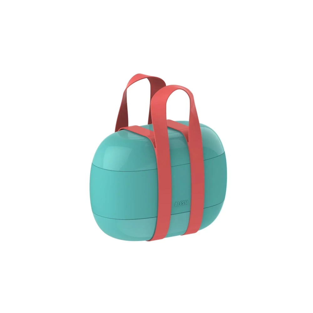 Alessi - Ланч-бокс Food à porter, синий / артикул   SA02 LAZ  / GTIN
