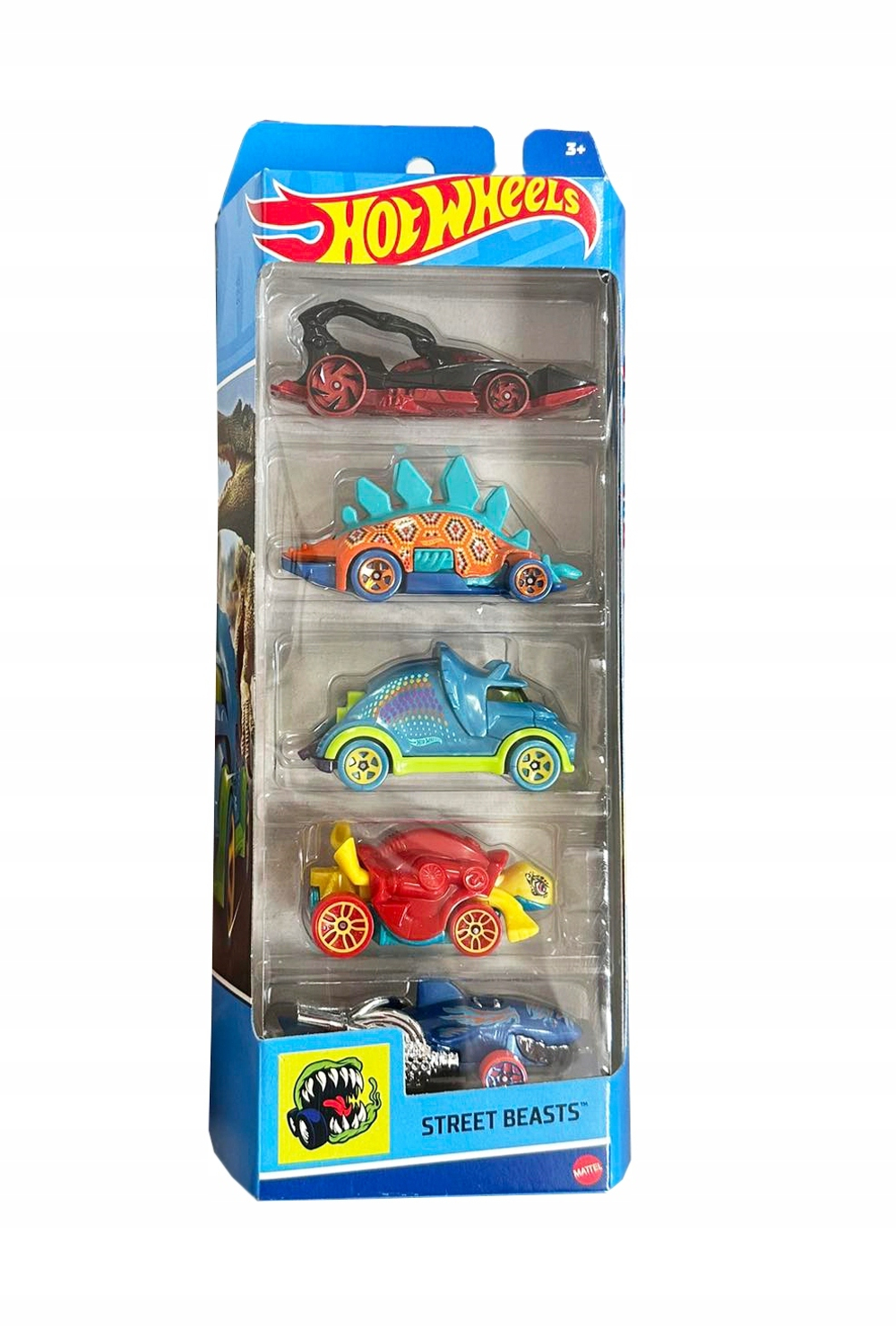 Hot Wheels HLY77 — набор из 10 машинок, масштаб 1:64