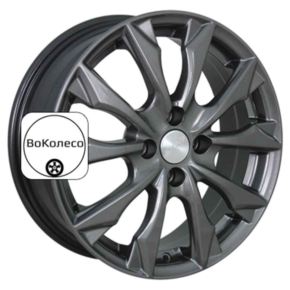 6x16/5x110 ET45 D63,35 Нагоя (КЛ312) Графит СКАД