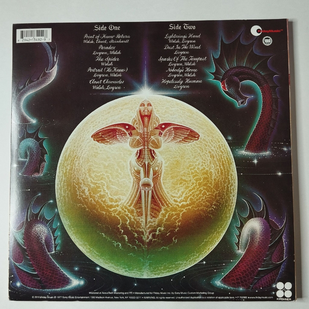 Винтажная виниловая пластинка LP Kansas Point Of Know Return (USA 2010)
