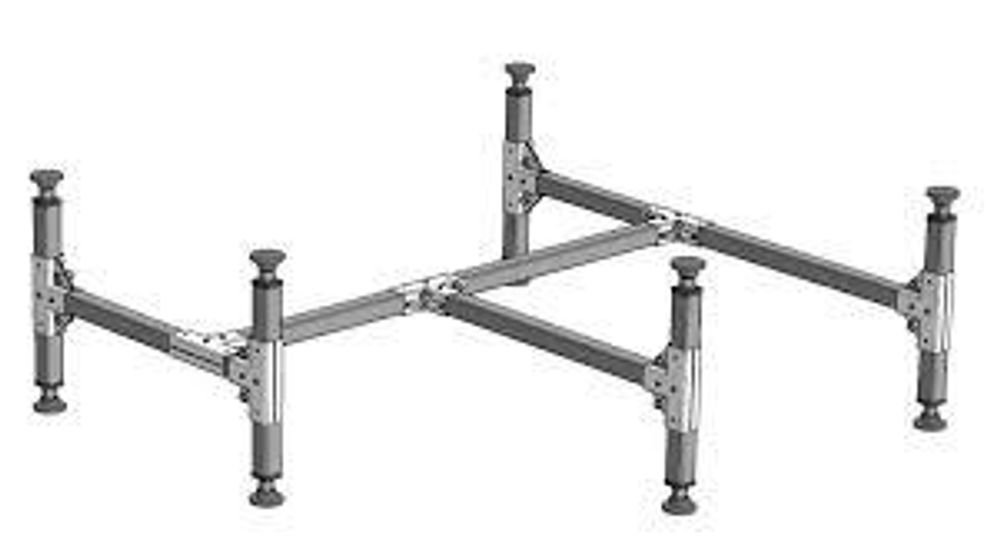 Каркас для душевого поддона 80х80 полукруг