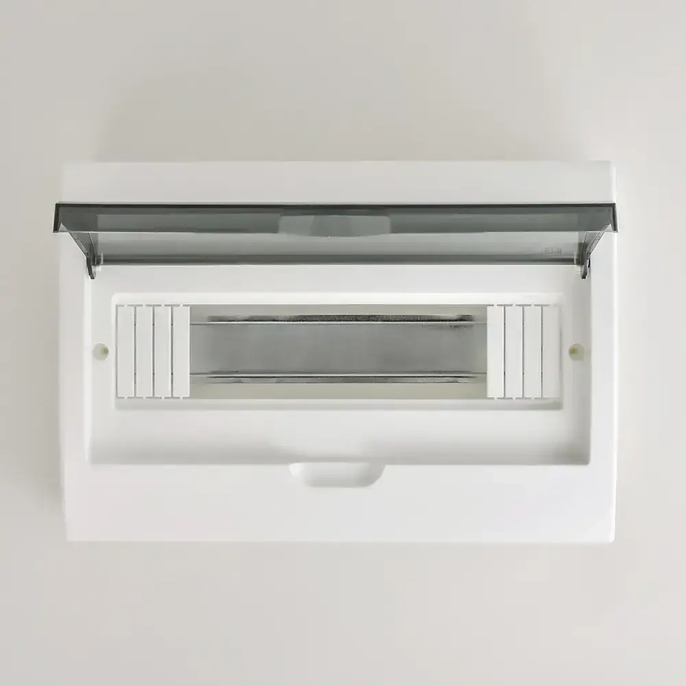 Бокс с прозр крышкой ЩРН-П-12 для наружной уст 12-и модульных устройств