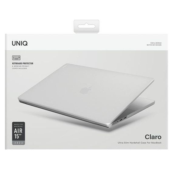 Чехол Uniq HUSK Pro Claro для MacBook Air 15 (MA15(2023)-CLAROMCLR), Matte Clear