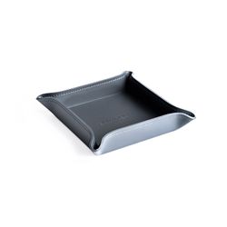 Лоток из двухслойной кожи Cuoietto с металлической вставкой 45*240*240 (TBCMet45-240-240) 1