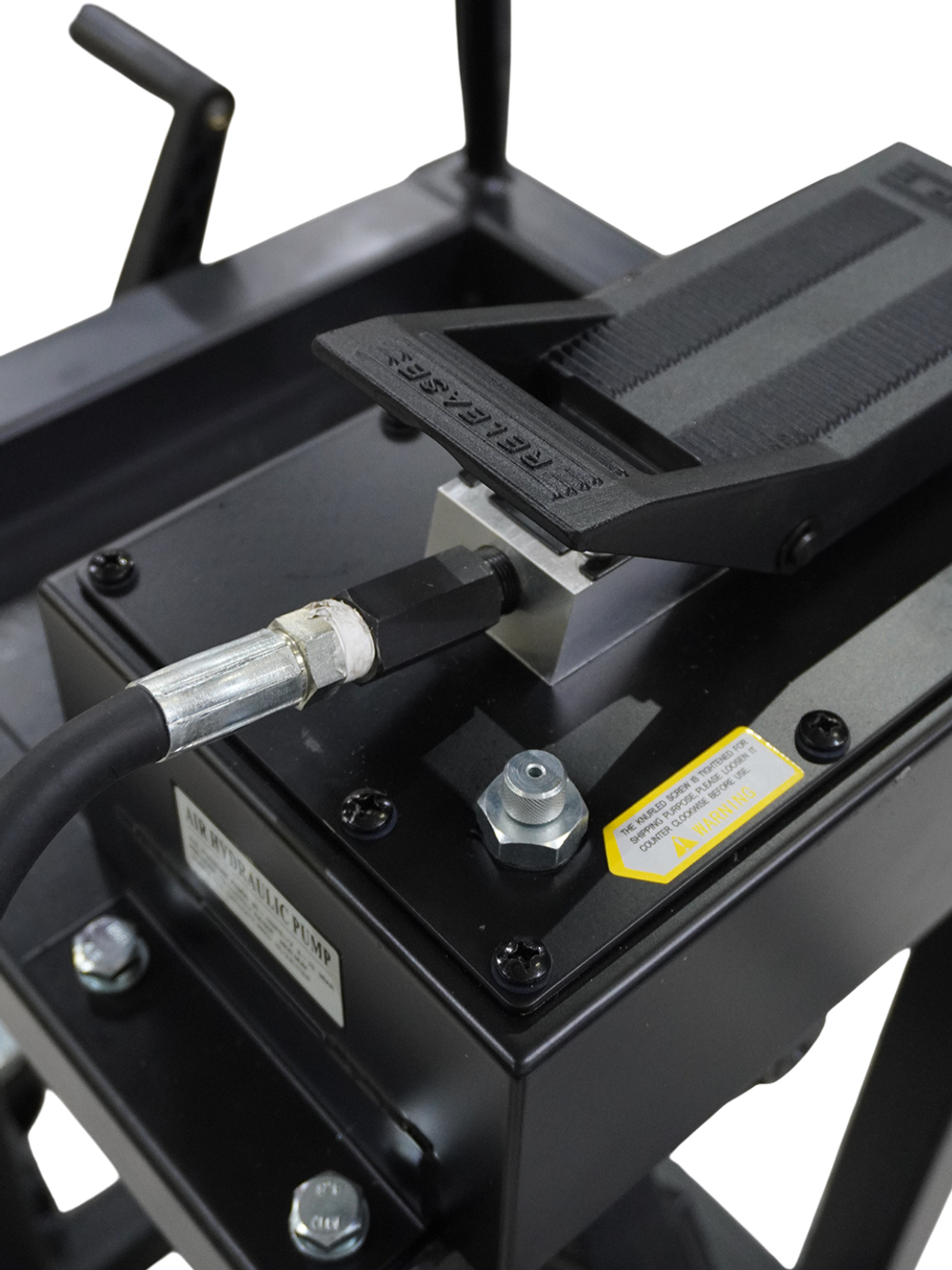 WDK-TKS75E Выпрессовщик шкворней (шкворнедав) гидравлический 75т. С рамой и пневмогидравлическим насосом