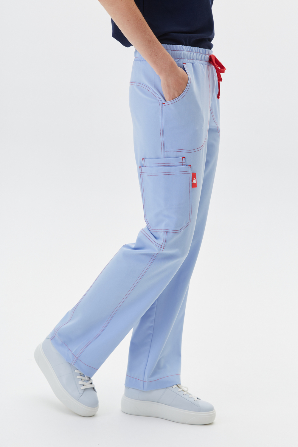 Брюки медицинские женские Лаконико, скайблю