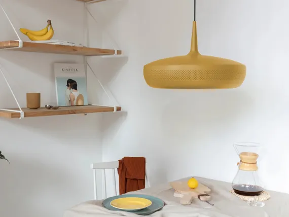 Плафон Umage Clava Dine, Ø43х28 см, желтый