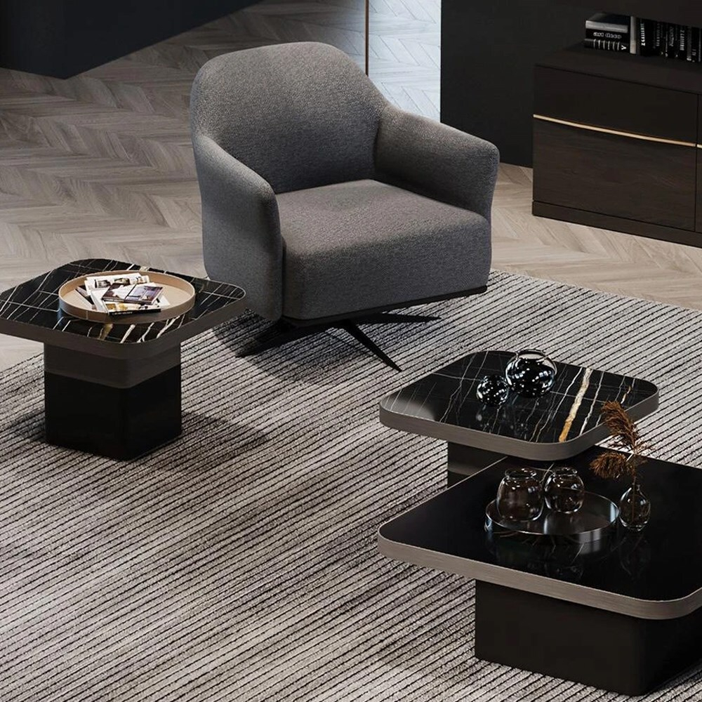 Кресло вращающаяся ножка ENZA HOME MARION EH67495