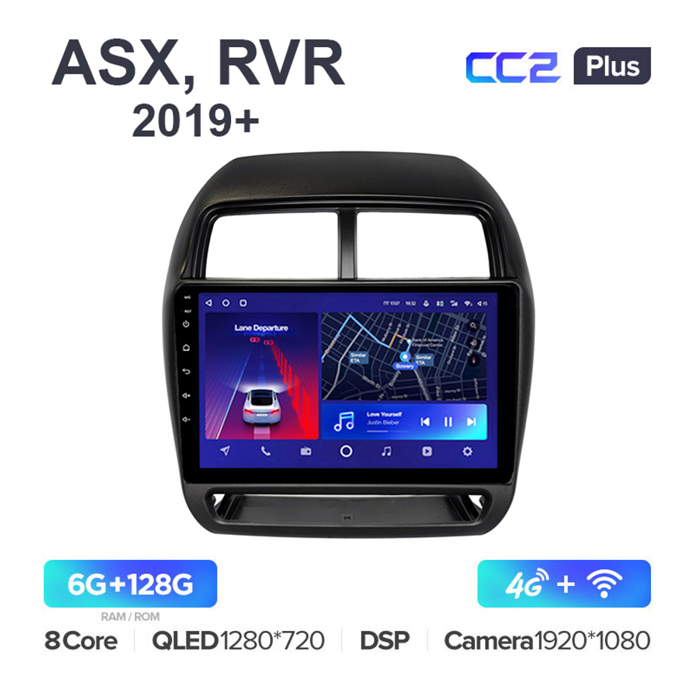 Teyes CC2 Plus 9"для Mitsubishi ASX, RVR 2019+
