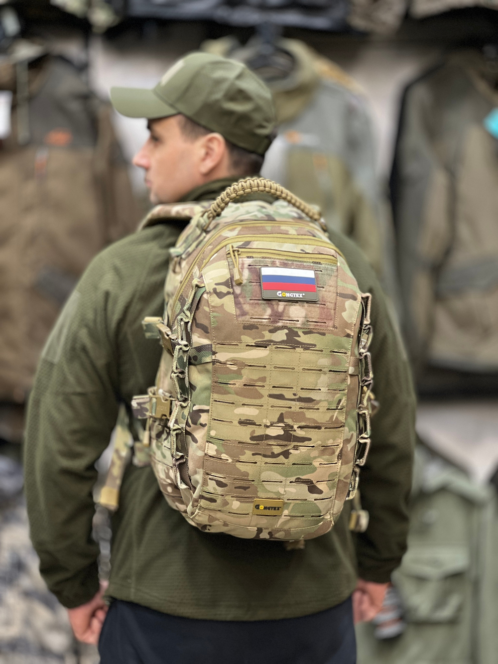 Рюкзак штурмовой Gongtex 25 л Мультикам Cordura