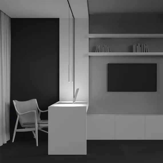 Трековый светильник Скольжение / Skim Levity 2700К 3Вт 36° Technical tr191-1-3w2.7k-m-bw