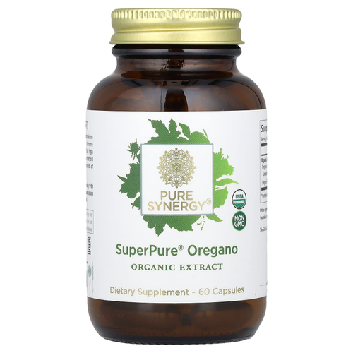 Pure Synergy, SuperPure® орегано, 60 капсул (450 мг на капсулу)