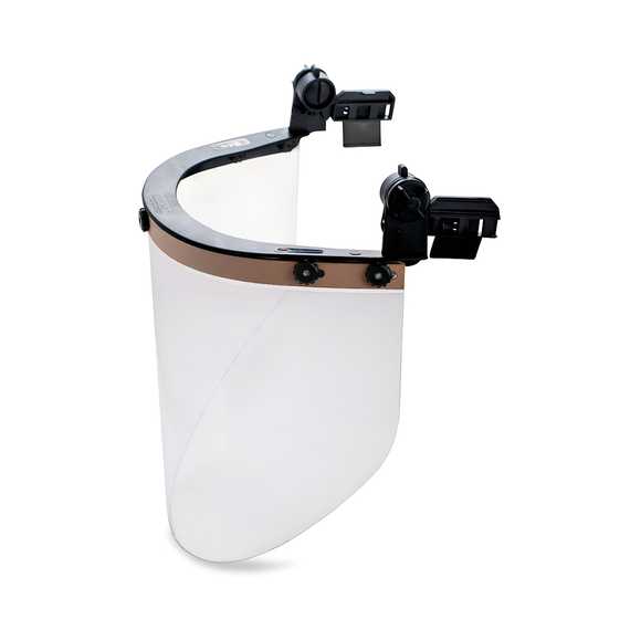 Щиток защитный лицевой РОСОМЗ КБТ SUPER ВИЗИОН с креплением на каску, арт. 04397