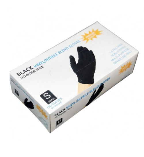 ПЕРЧАТКИ ЧЕРНЫЕ НИТРОВИНИЛОВЫЕ С. 50\500 ПАР.