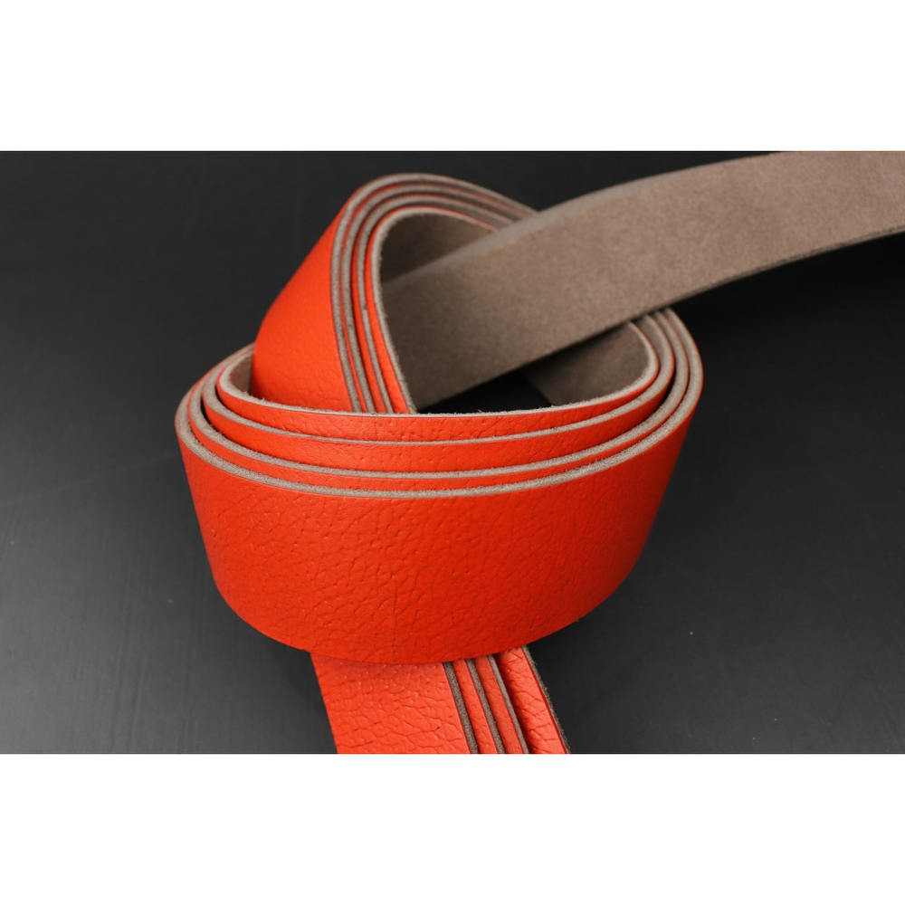 Ременная заготовка мандарин с лицевой отделкой + плита Терра