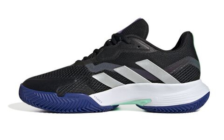 Женские Кроссовки теннисные Adidas CourtJam Control W Clay - core black/silver metallic/pulse mint