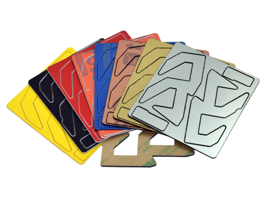 Набор логотипных вставок для подсумка Alpha-X , медный