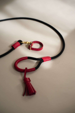 Поводок "Пони-макарони" Красный