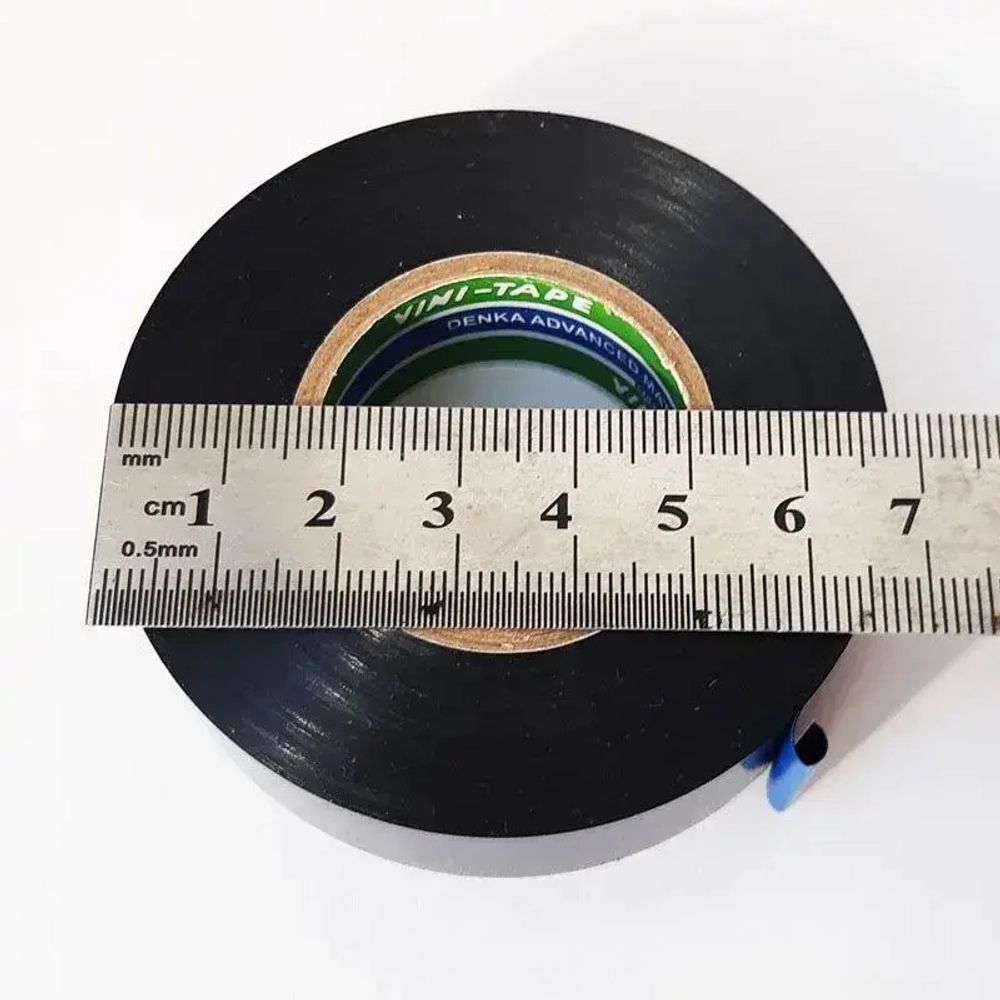 Denka Vini-Tape 232 * 5шт по 25метров * 19мм, ПВХ изолента применяется в японских автомобилях