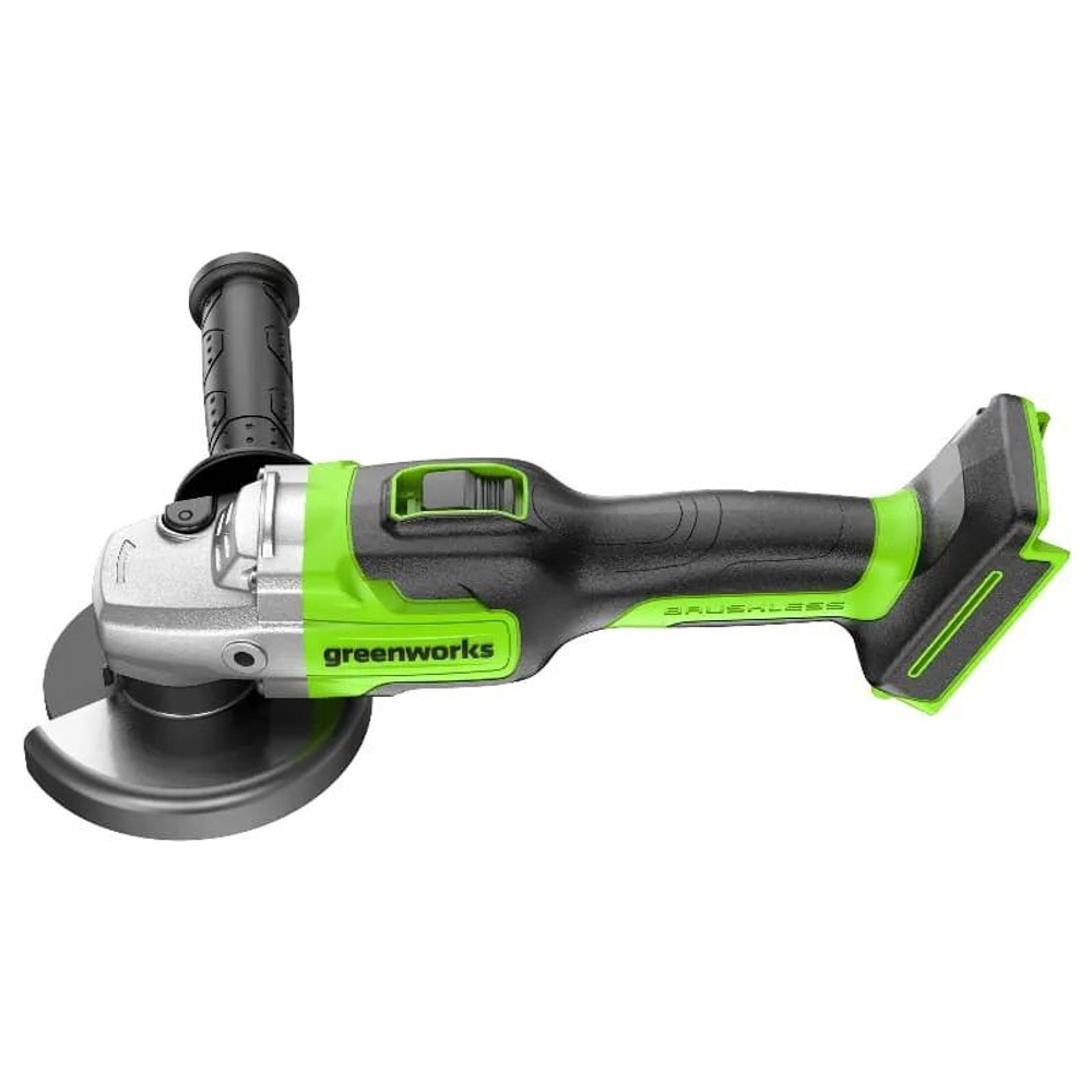 Угловая шлифовальная машина, аккумуляторная Greenworks 24V, бесщеточная, c 1хАКБ 4