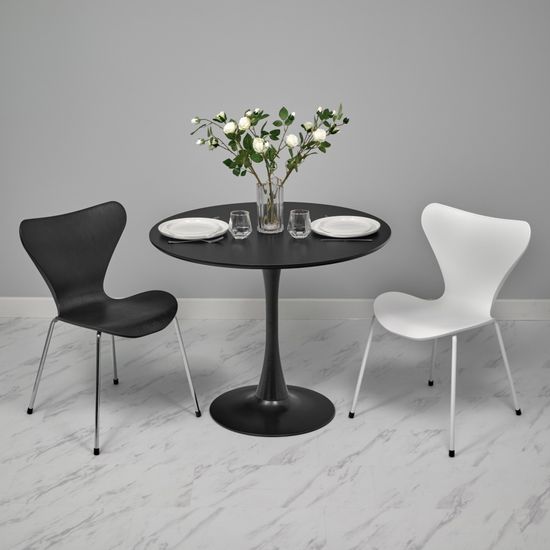 Комплект из 2-х стульев Seven Style белый с белыми ножками