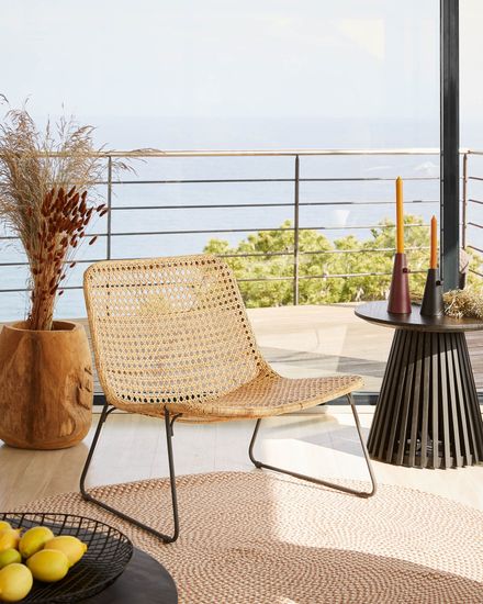 Журнальный столик Irune Ø50 черный Испания