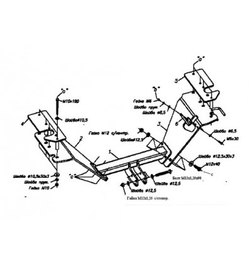 Фаркоп Oris на Honda CR-V 2002/3-2006 (паспорт и сертификат в комплекте,без электрики) 5518-A