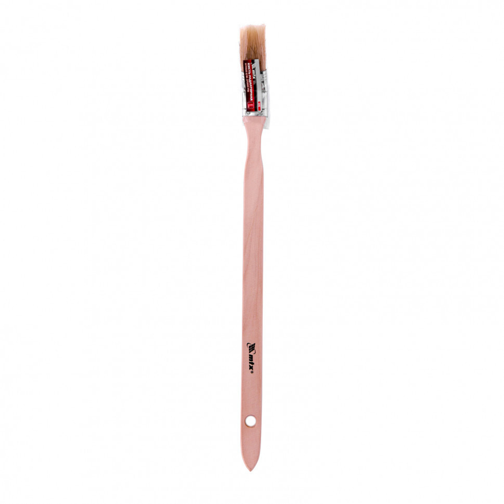 Кисть радиаторная 1", натуральная щетина, деревянная ручка MTX