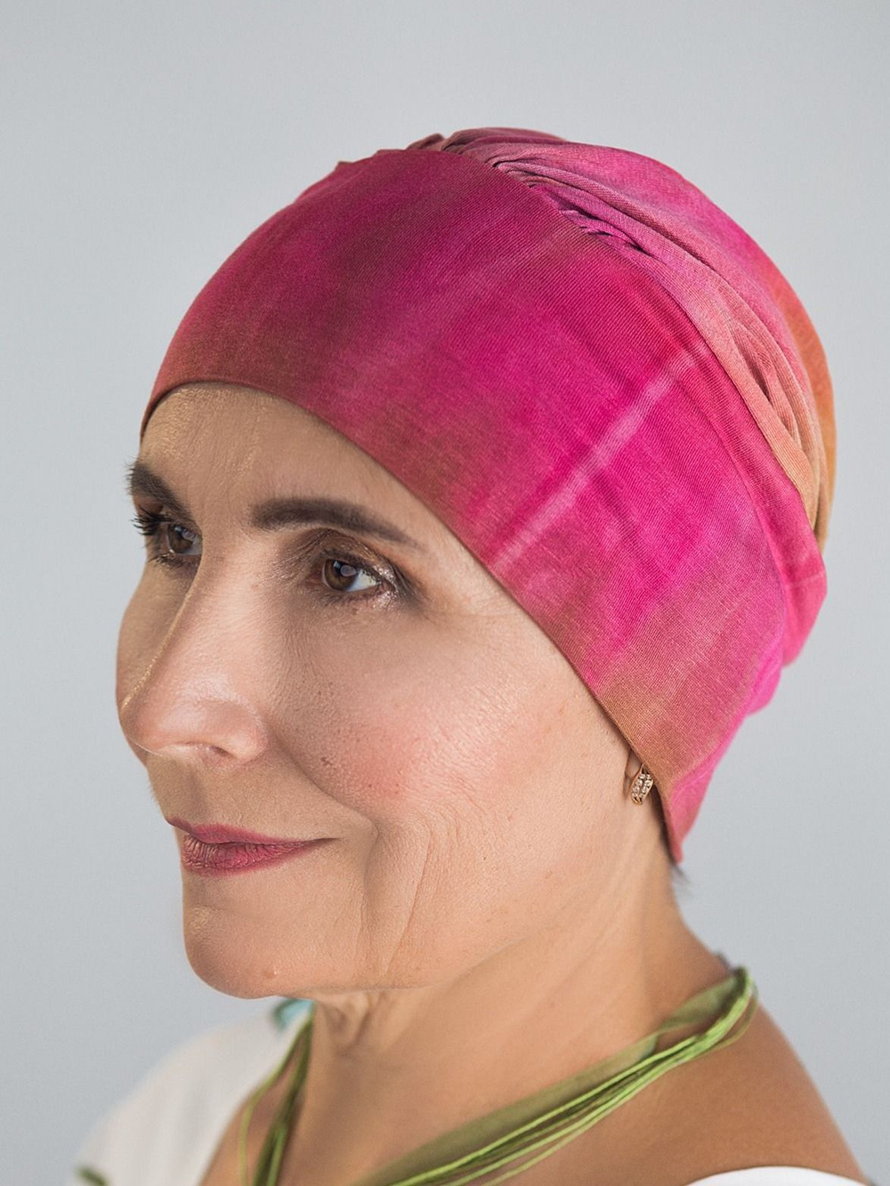 Шапочка Тюрбан БЛАНКА грейпфрут Elza Meyger