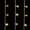 Светодиодный занавес 2*3 м., 600 теплых белых LED ламп, прозрачный провод ПВХ, LTC (PCL602-10-2WW)