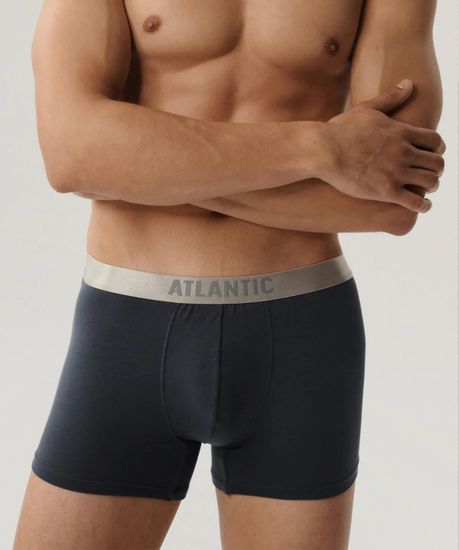 Трусы мужские боксеры (2шт), Atlantic 2BMH-012, графитовый