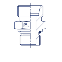 Штуцер FA DL18 UNF 3/4" (корпус)