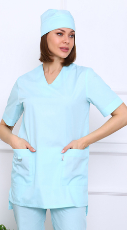 Бандана медицинская с широким манжетом Стрейч №2