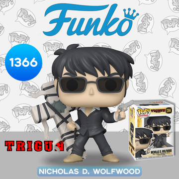 Фигурка Funko POP! Animation Trigun Nicholas D. Wolfwood (1366) 68038 / Фигурка Фанко ПОП! по мотивам аниме "Триган", Николас Д. Вульфвуд