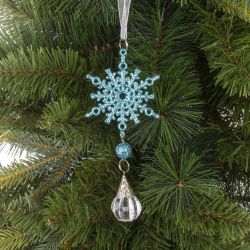 GAEM Украшение новогоднее "Снежинка", L9 W2 H16 см