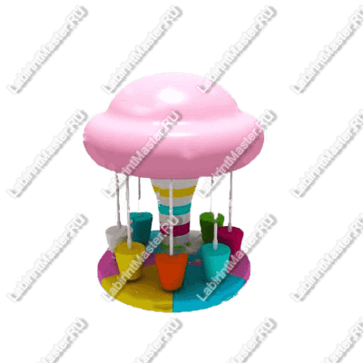 Электрическая карусель детская 4KIDS "Мороженое"