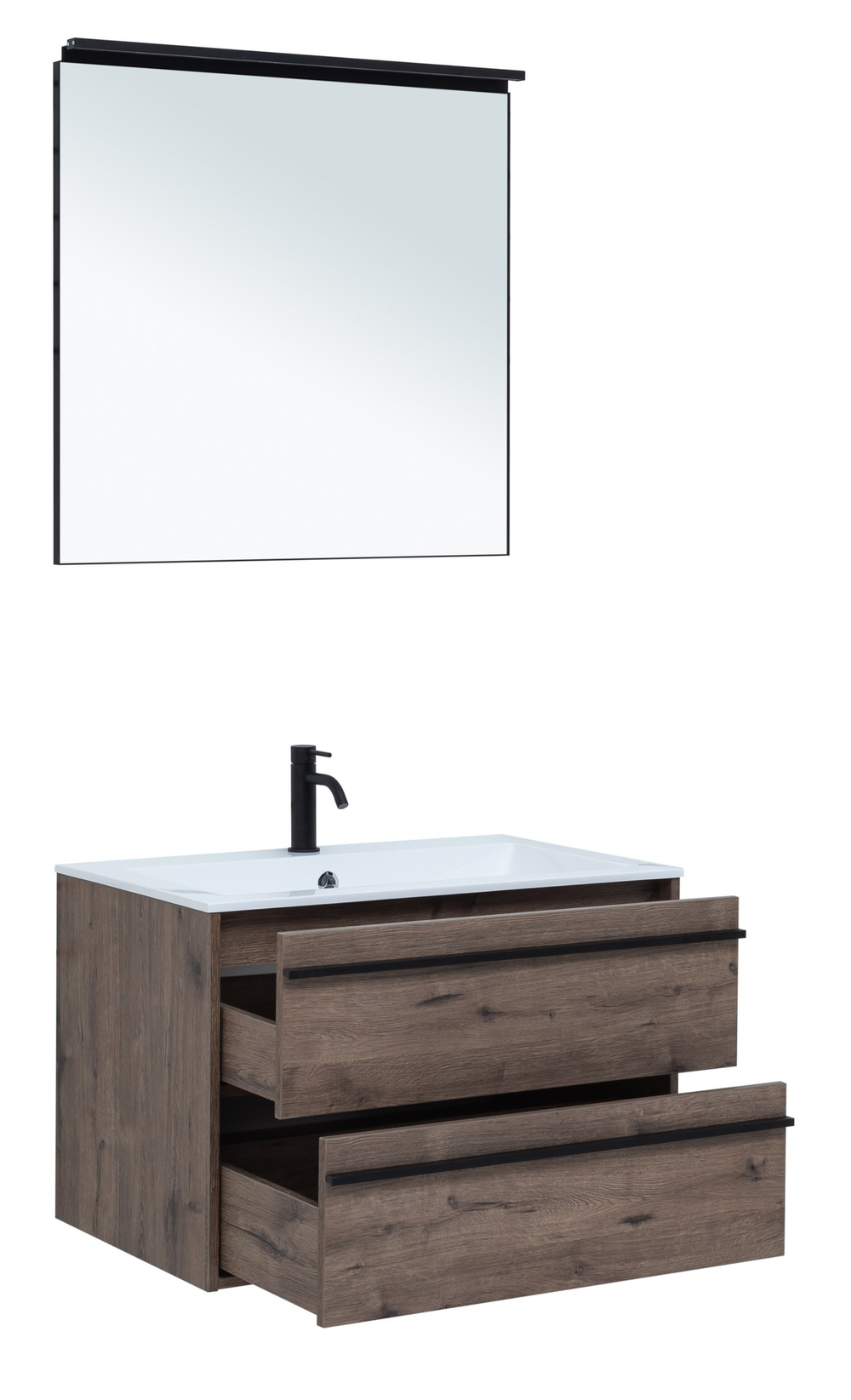 Мебель для ванной Aquanet Lino 80 Дуб Веллингтон