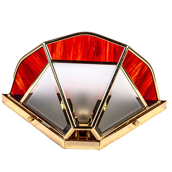 Бра CREMASCO 1007/1AP-B.SATIN+ROSSO GOLD