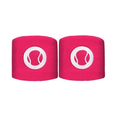 Tennis-Point Short Wristband 2 Pack - Pink