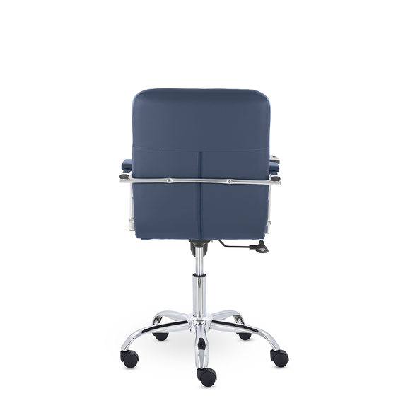 Кресло Самба Люкс GTP TG СН soft S-0419 (темно-синий) со столиком