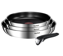 Набор сковородок Tefal Ingenio Emotion - индукция - нержавеющая сталь - 22 см, 24 см, 28 см