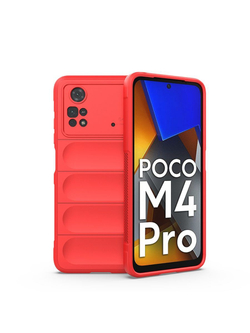 Противоударный чехол Flexible Case для Xiaomi Poco M4 Pro 4G