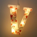 Гирлянда для дома БАХРОМА «LOVE» ш2,5м* в0,45/0,65м 90 ламп LED, прозрачн.пров, 8 режимов, IP-20, Теплый белый (возможность соединения)