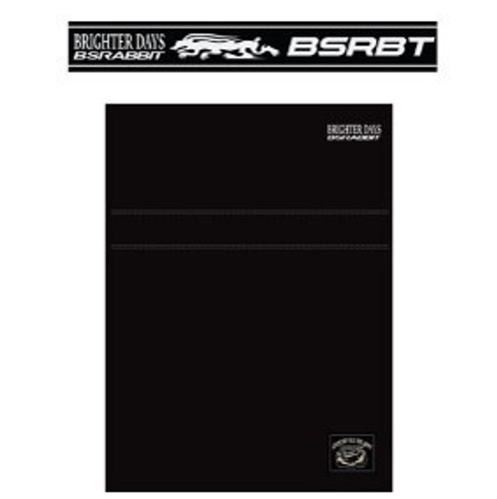 Балаклава BSRabbit WB V-LINE LOGO BLACK BAND BALACLAVA BLACK