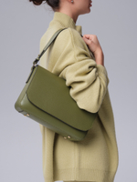 Сумка на плечо Deboro 30512 зеленая водоросль