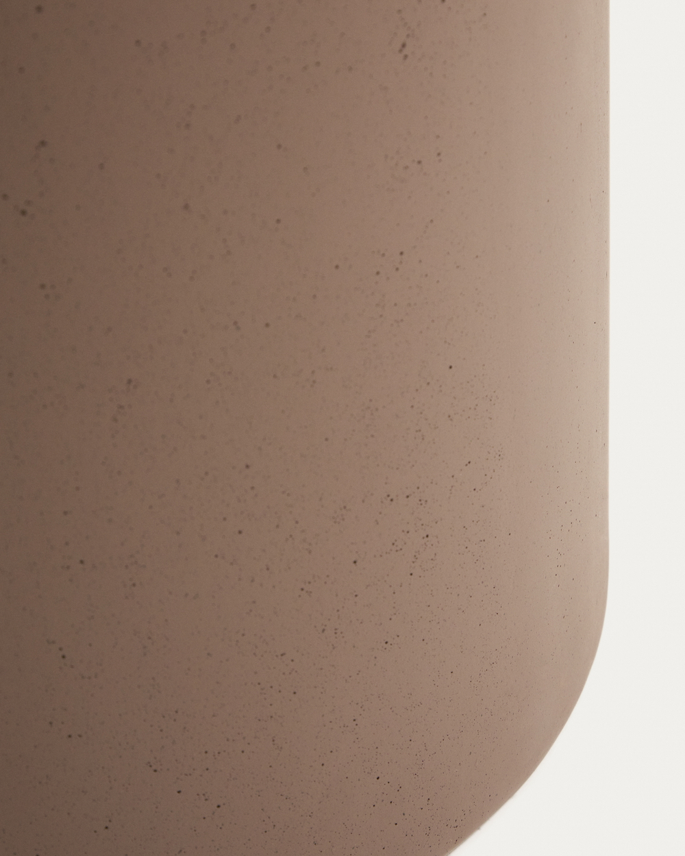 Кашпо Aiguablava из коричневого цемента, диаметр 52 см