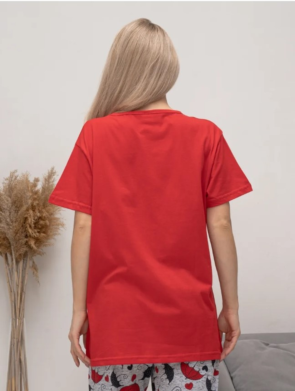 [m]Пижама х/б бриджи+футболка УБФ0026