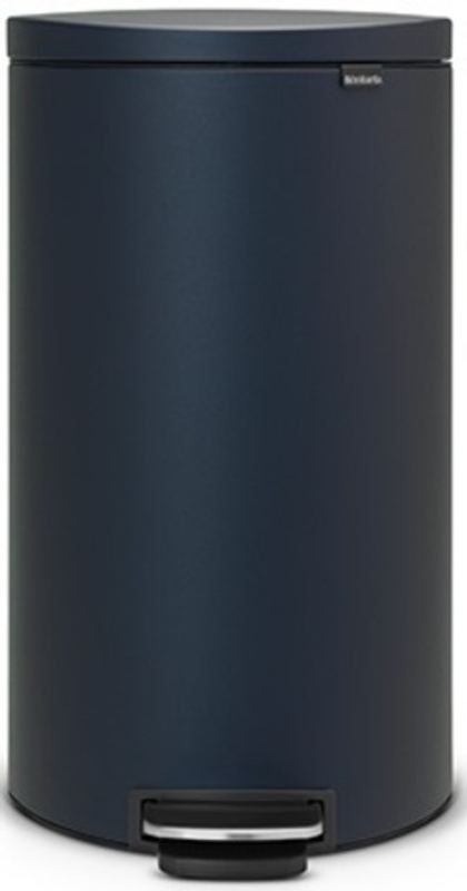 Ведро для мусора Brabantia FlatBack 30л темно-синее