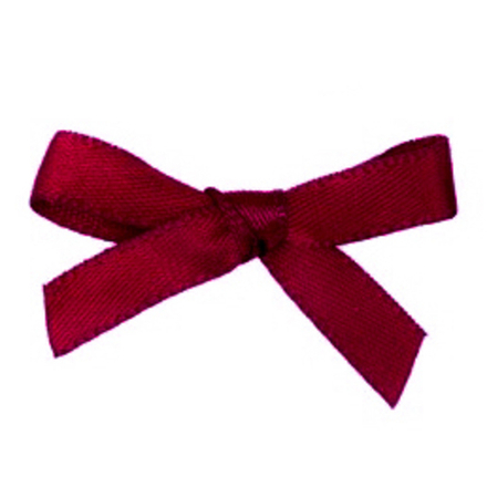 Бантик пришивной, цв.бордо
